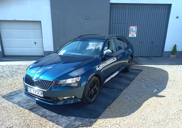 Skoda Superb cena 62900 przebieg: 161400, rok produkcji 2017 z Częstochowa małe 301